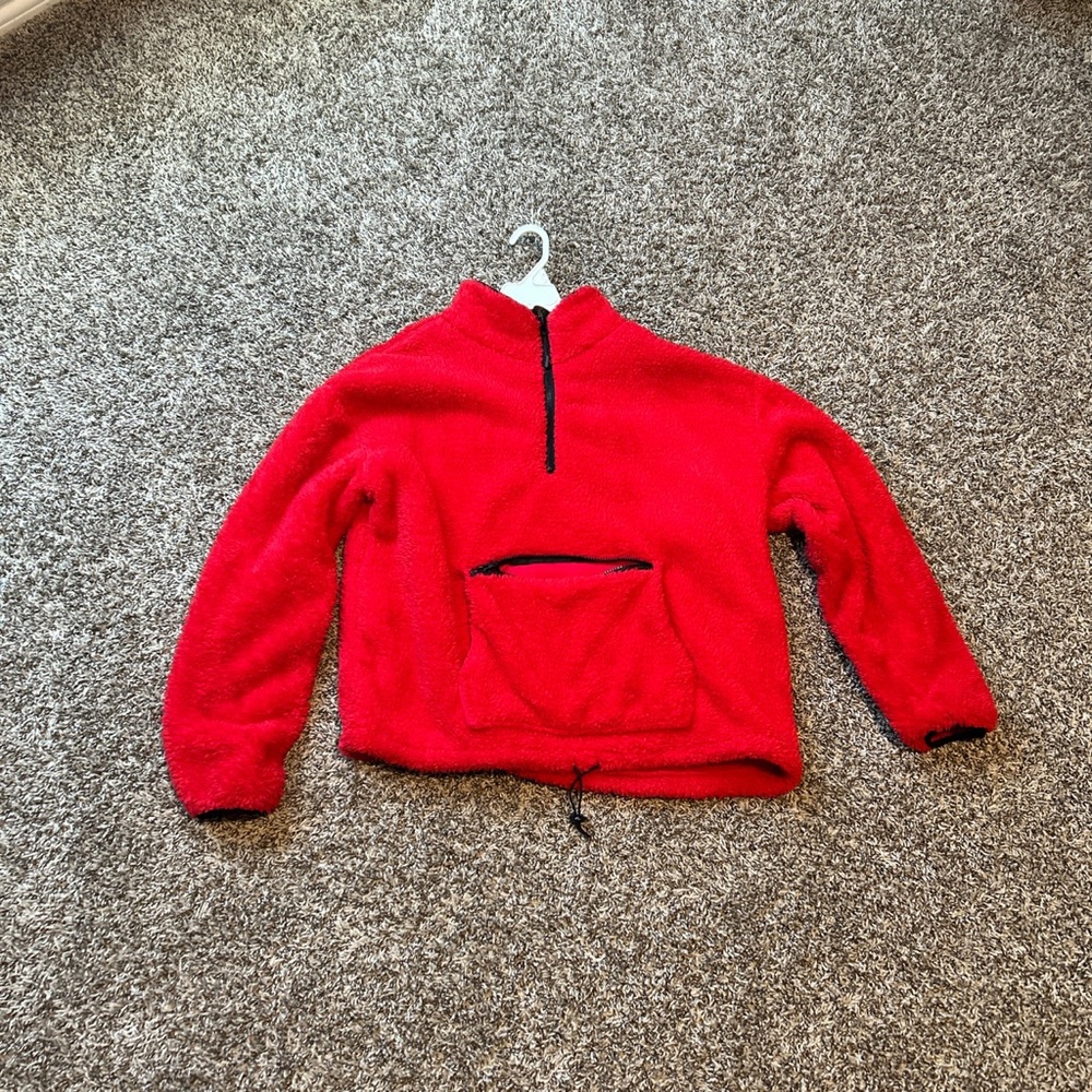 Red Fluffy Jacket